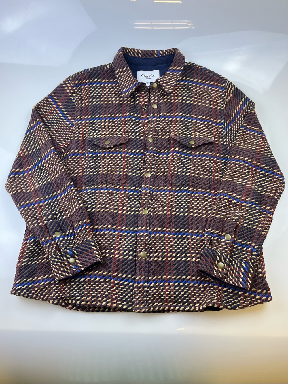Corridor Brown Woven Longsleeve Shirt N254-8